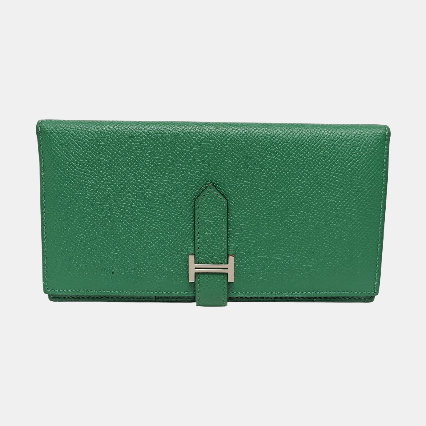 Bearn Medium Epsom Green Wallet