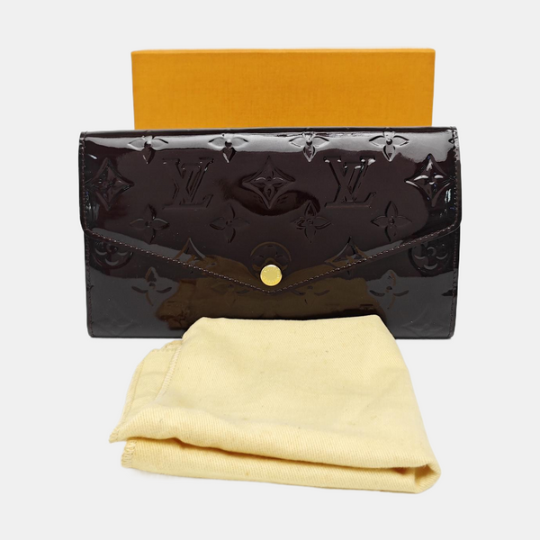 SARAH Patent Leather Red Wallet