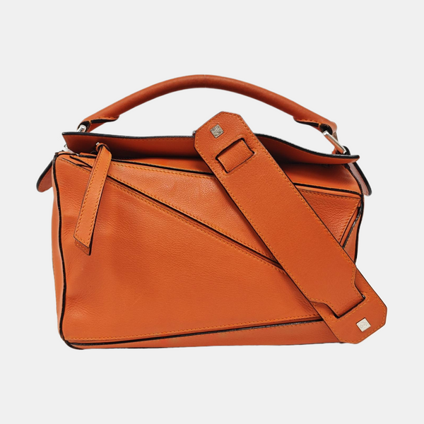 Authenticated pre-owned  Puzzle Calfskin Orange - Shoulder Bag at Looply