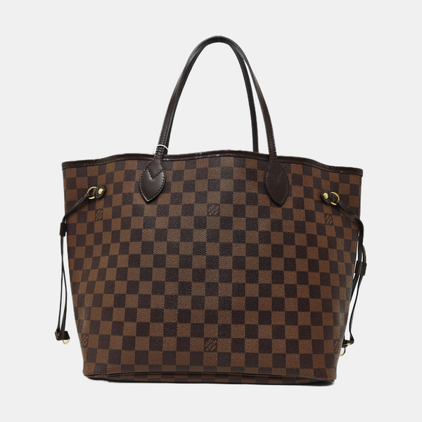 NEVERFULL MM Damier Ebene Coated Canvas Brown