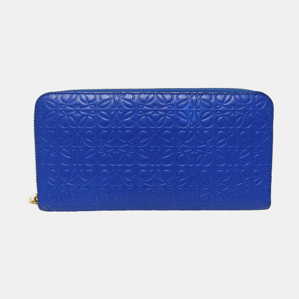 Calfskin Wallet Blue