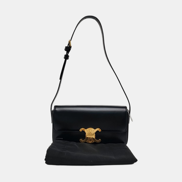TRIOMPHE Small Calfskin Black