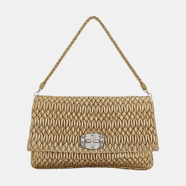Crystal Lambskin Gold