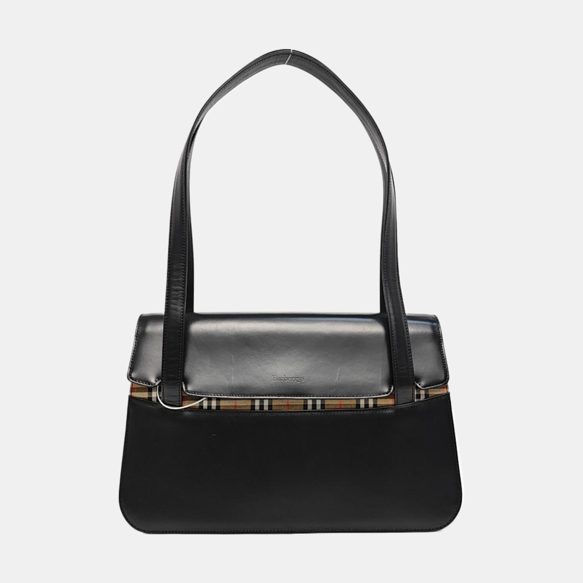 Calfskin Shoulder Bag Black