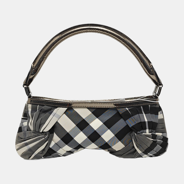 Nylon Shoulder Bag Large Gray