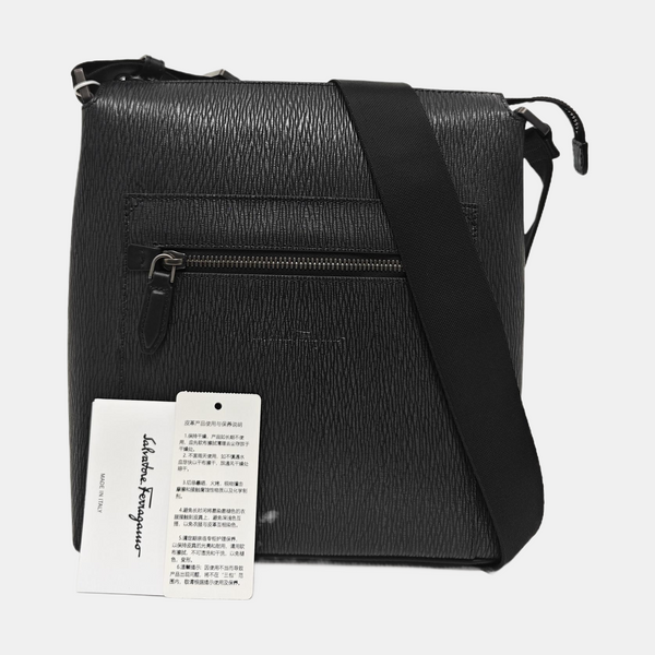 Calfskin Shoulder Bag Black