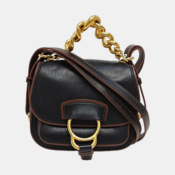 Dahlia Calfskin Black