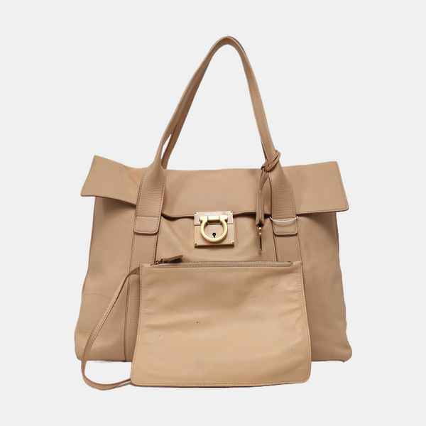 Sookie Quilted Calfskin Beige