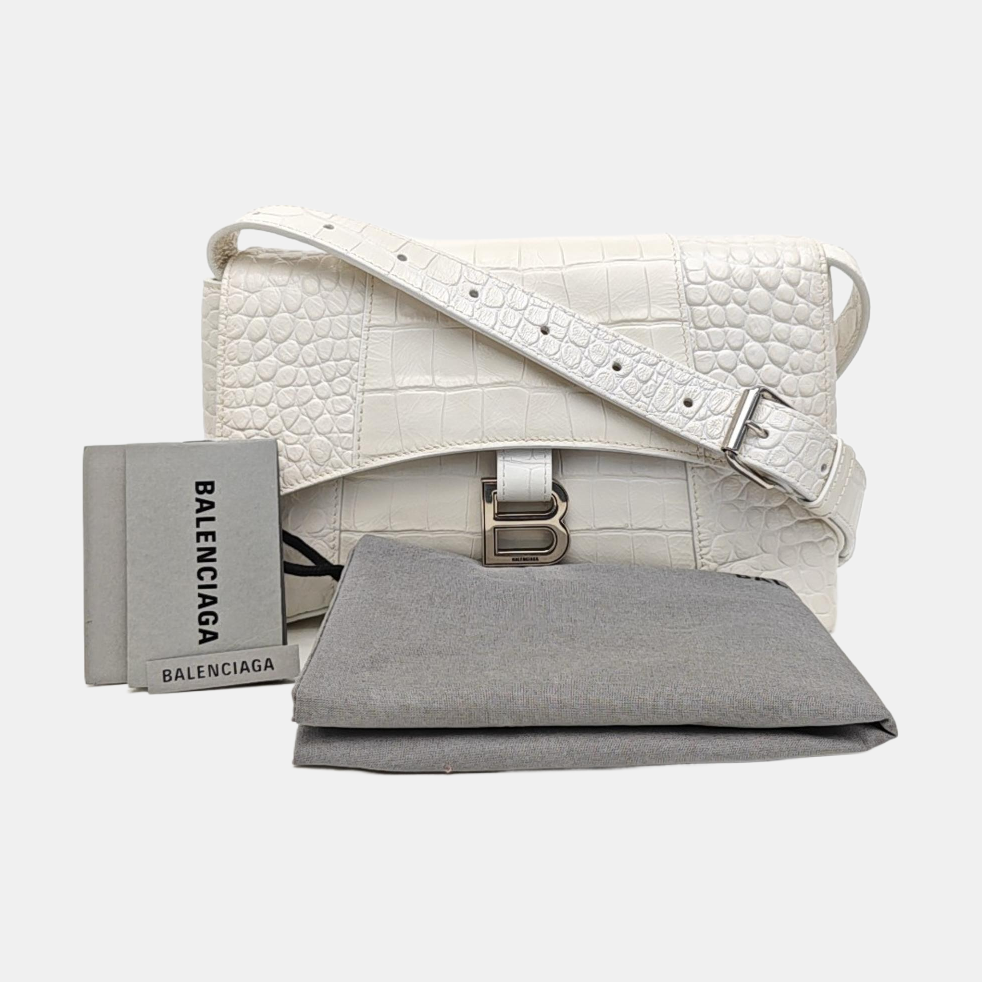 Downtown Mini Calfskin White