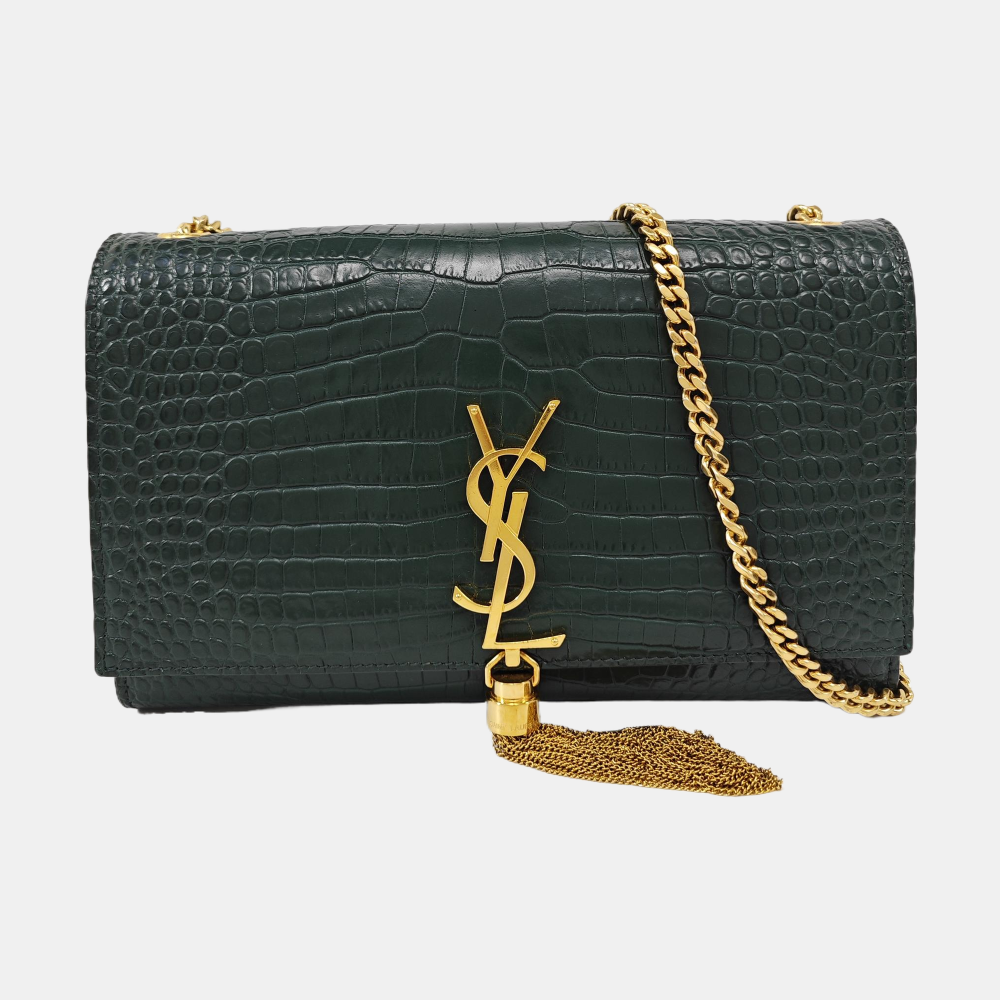 KATE Medium Calfskin Green