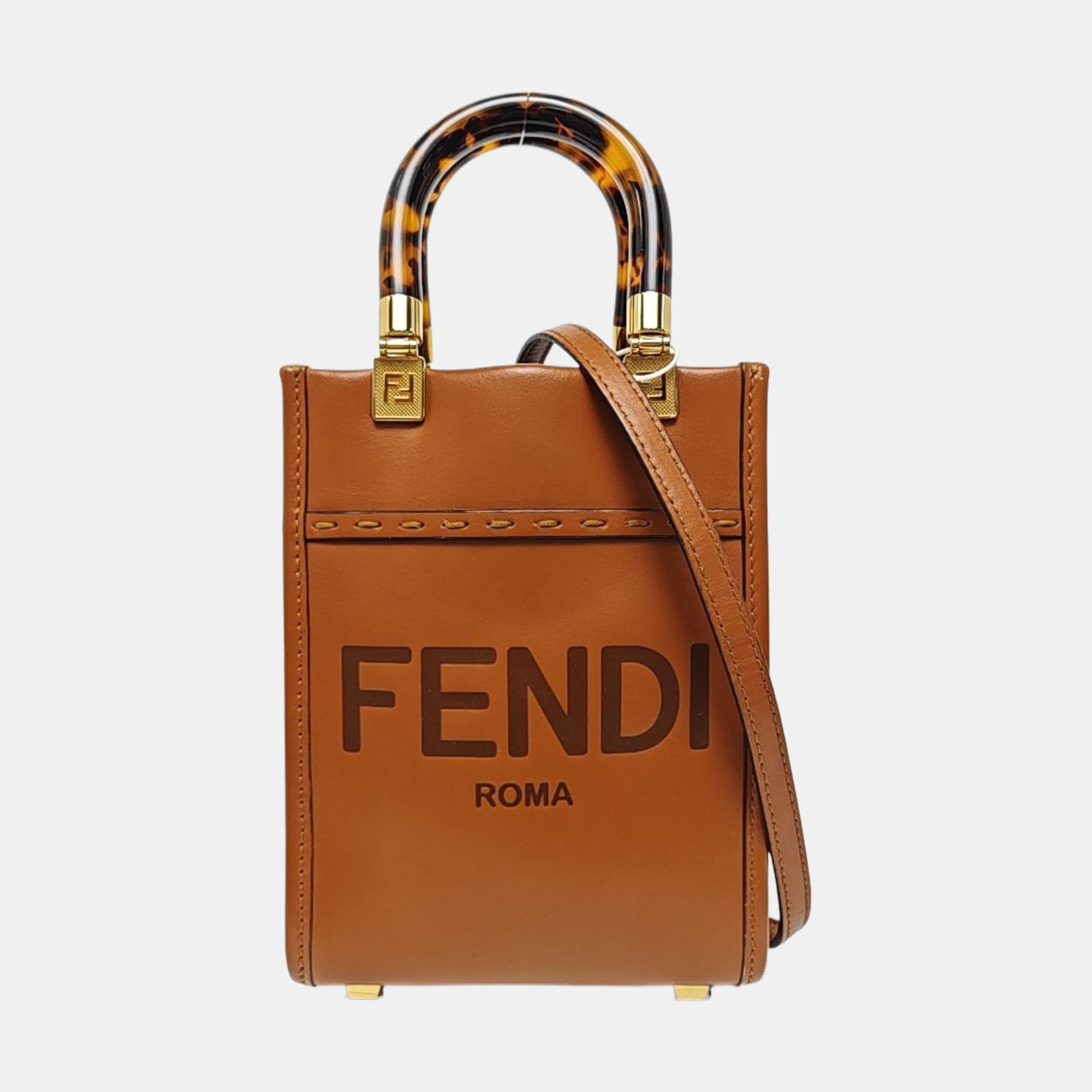 Sunshine Mini Calfskin Brown