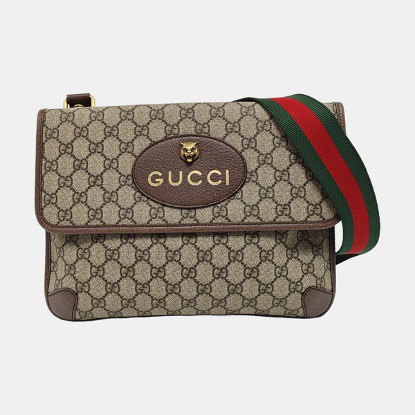 Neo Vintage Large Monogram Coated Canvas Brown