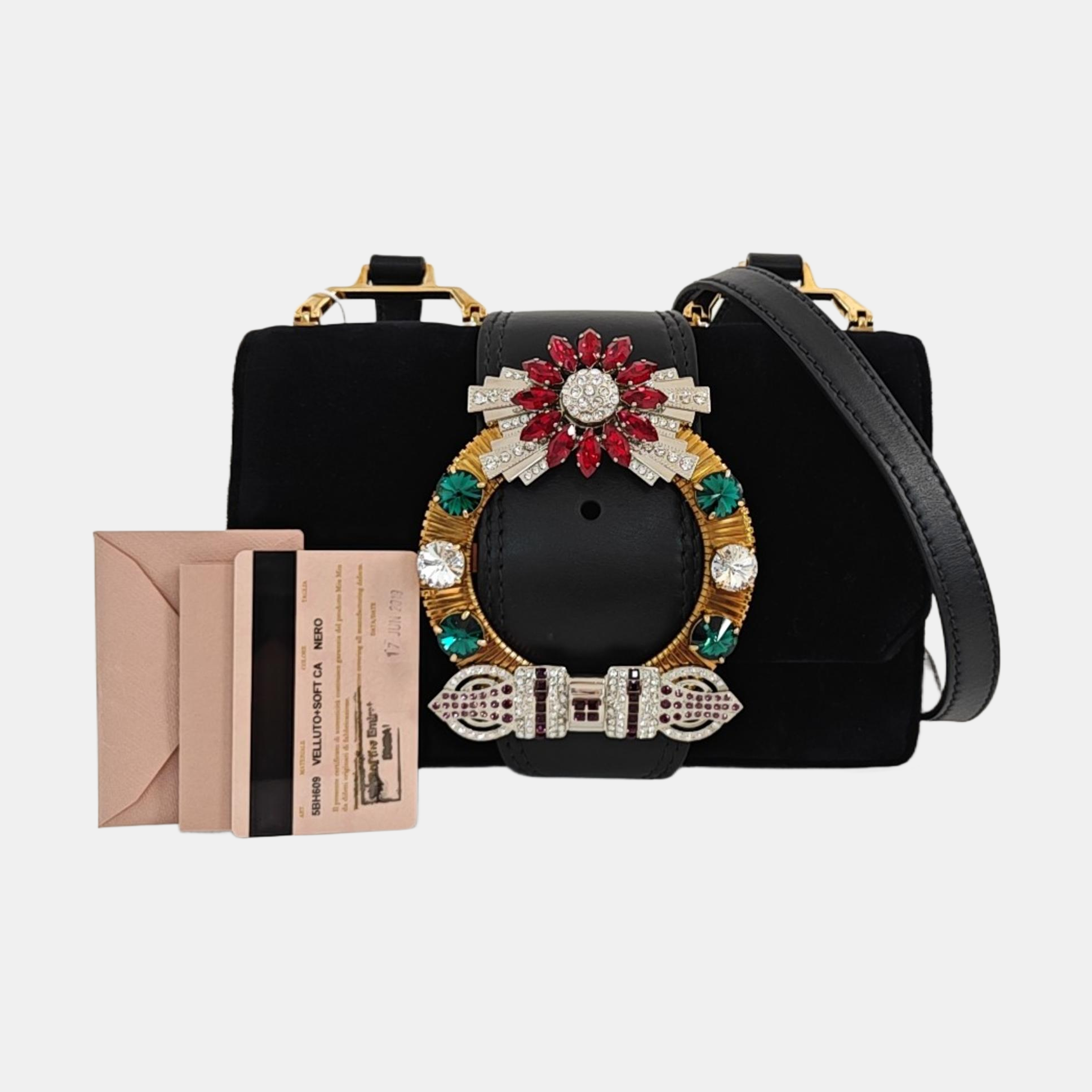 Miu Lady Velvet Black