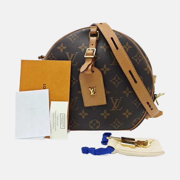 BOITE CHAPEAU MM Monogram Coated Canvas Brown