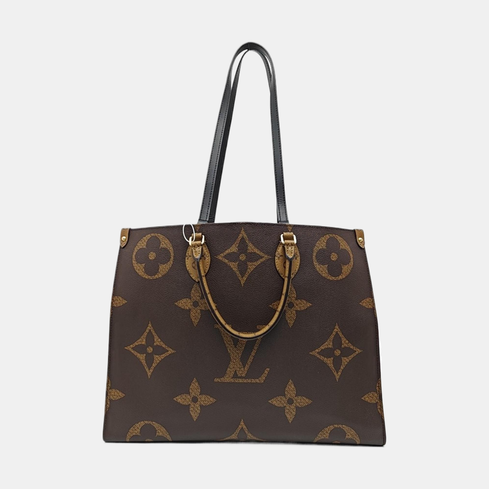 ONTHEGO GM Monogram Coated Canvas Brown