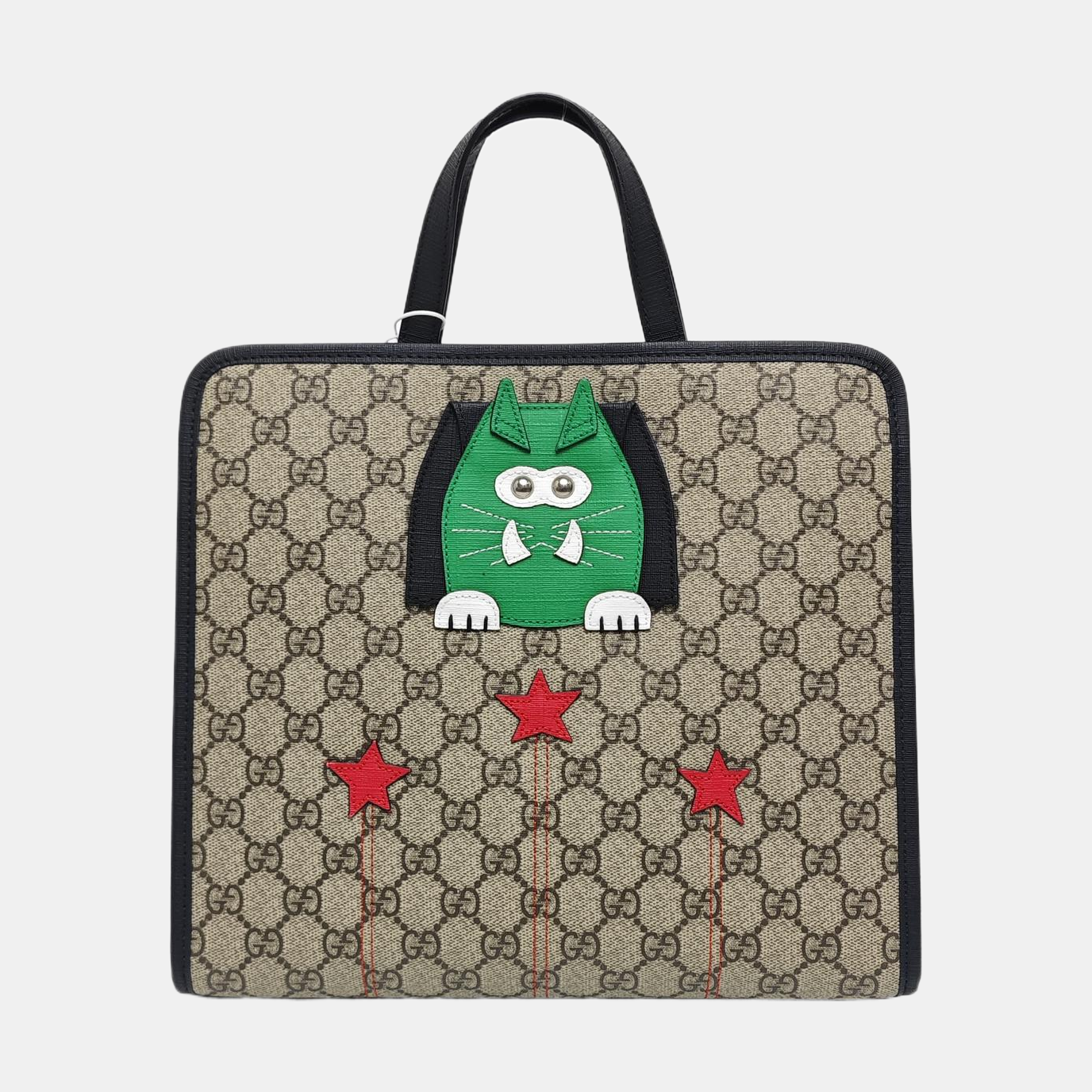 Monogram Coated Canvas Top Handle Bag Beige