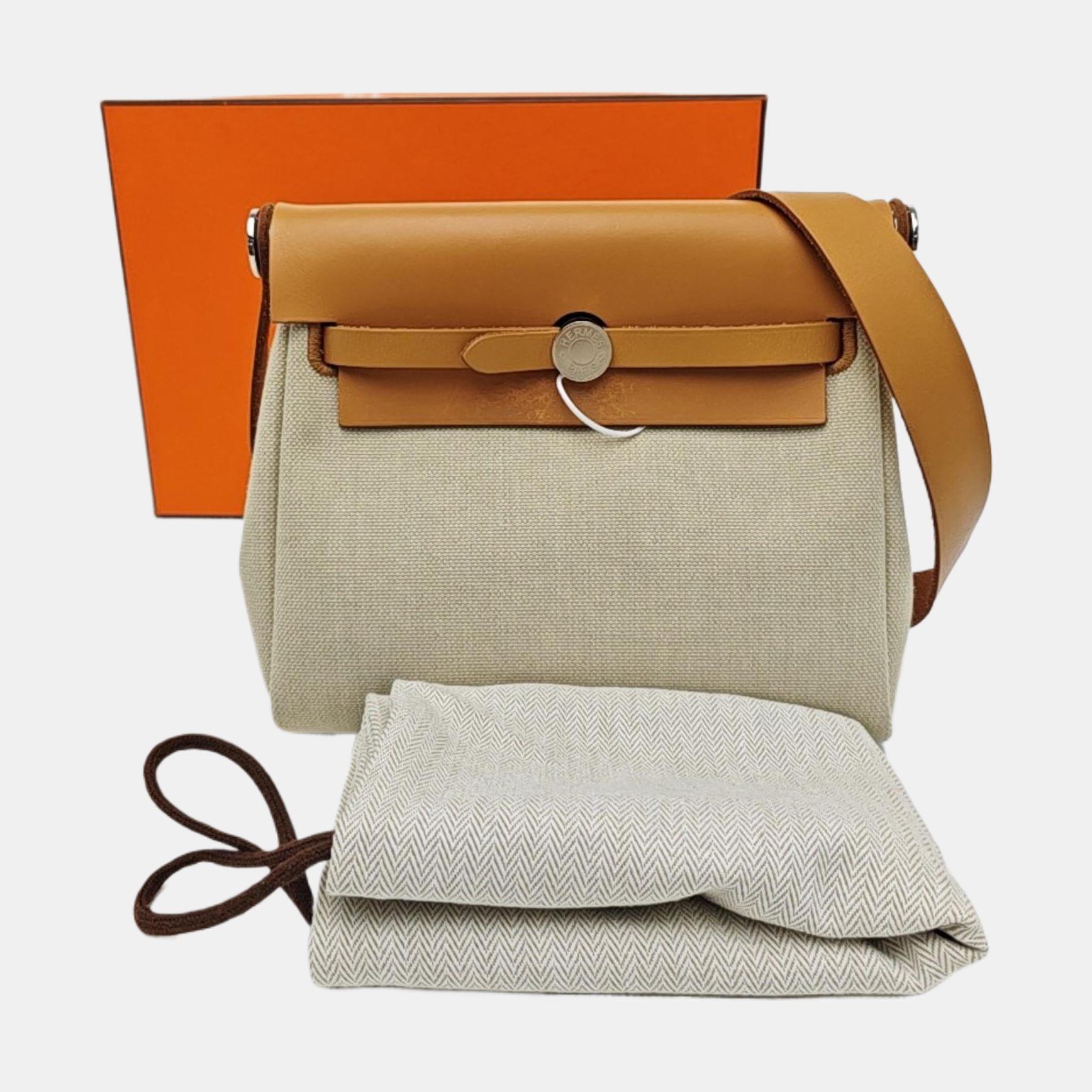 Bolso Herbag Mini Canvas Beige