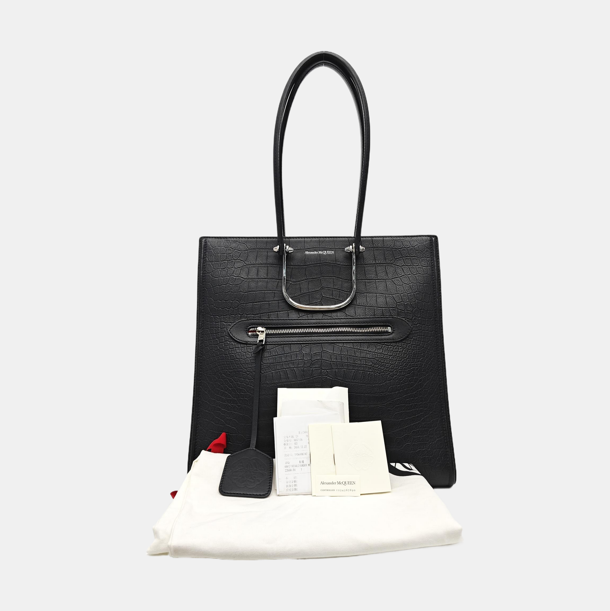Calfskin Tote Bag Black
