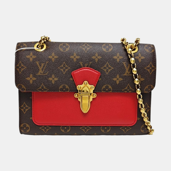 VICTOIRE Monogram Coated Canvas Brown