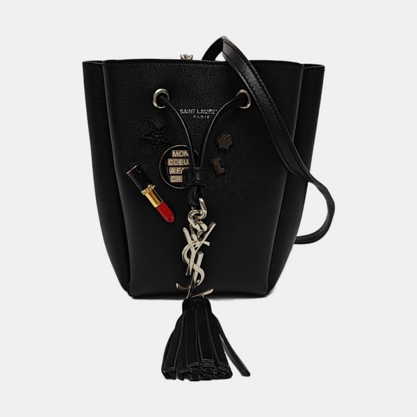 Calfskin Bucket Bag Black