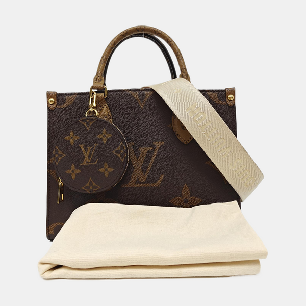 ONTHEGO PM Monogram Coated Canvas Brown