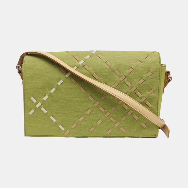 Fabric Shoulder Bag Green