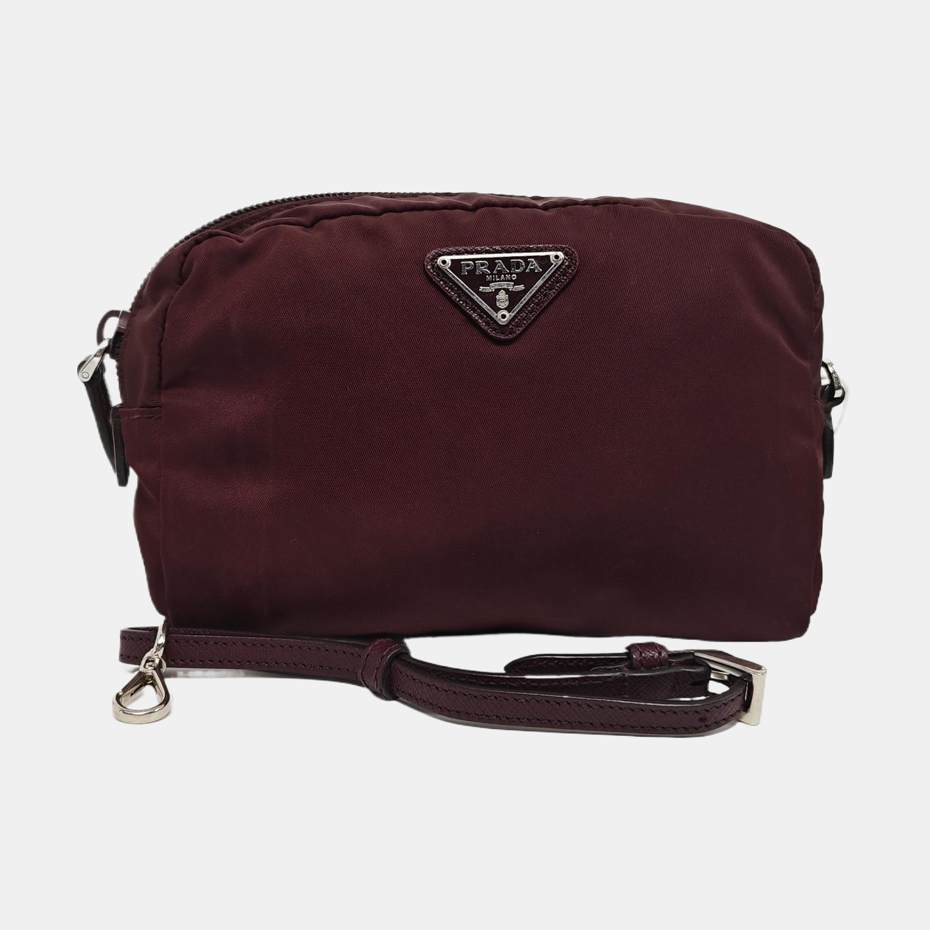 Cosmetic Pouch Fabric Red