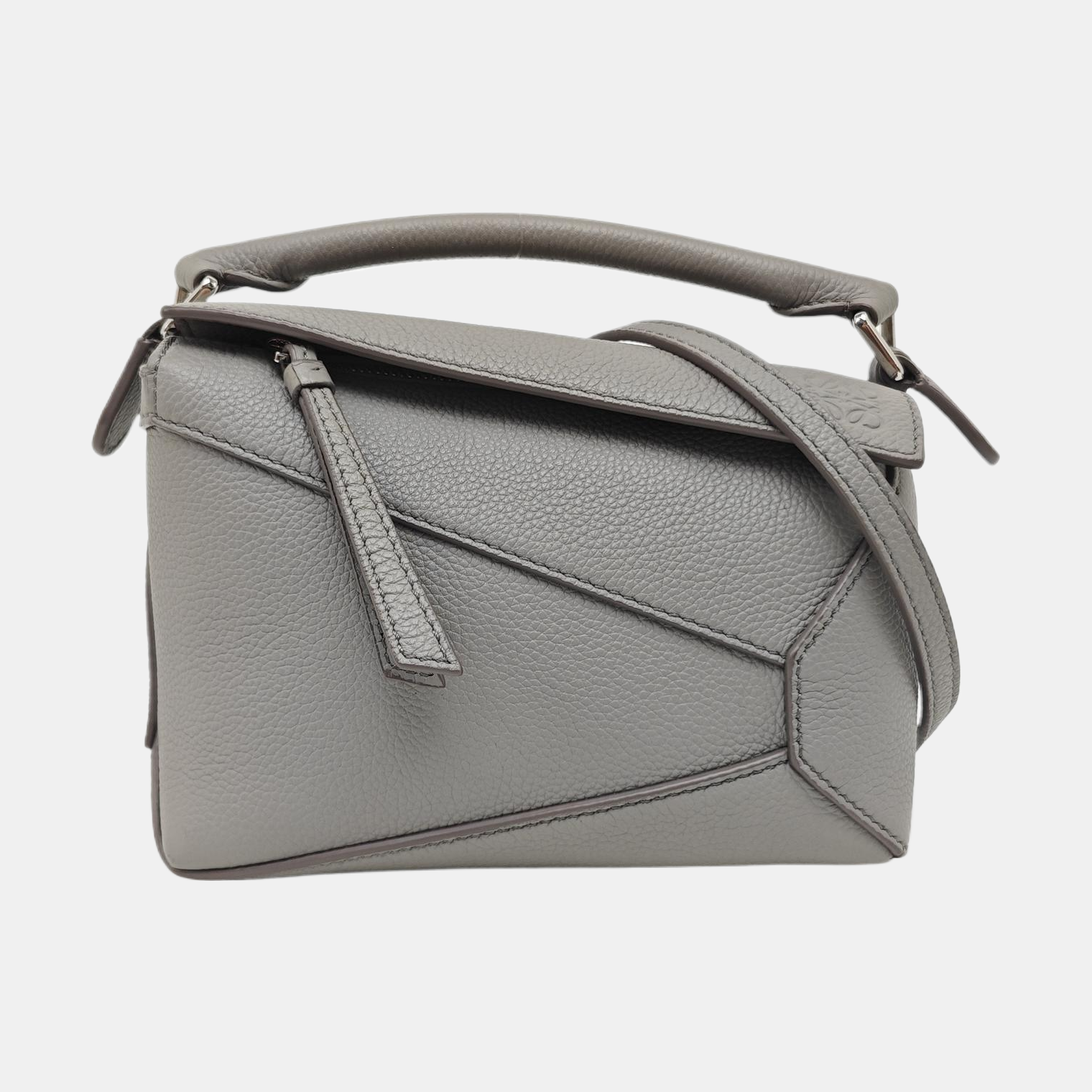 Puzzle Mini Calfskin Gray