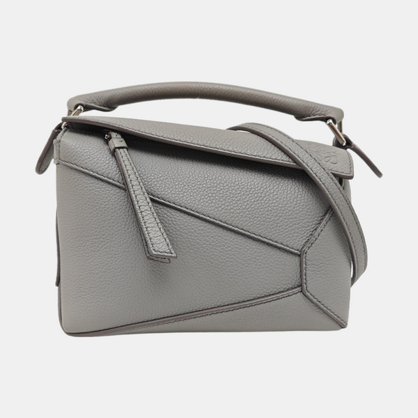 Puzzle Mini Calfskin Gray