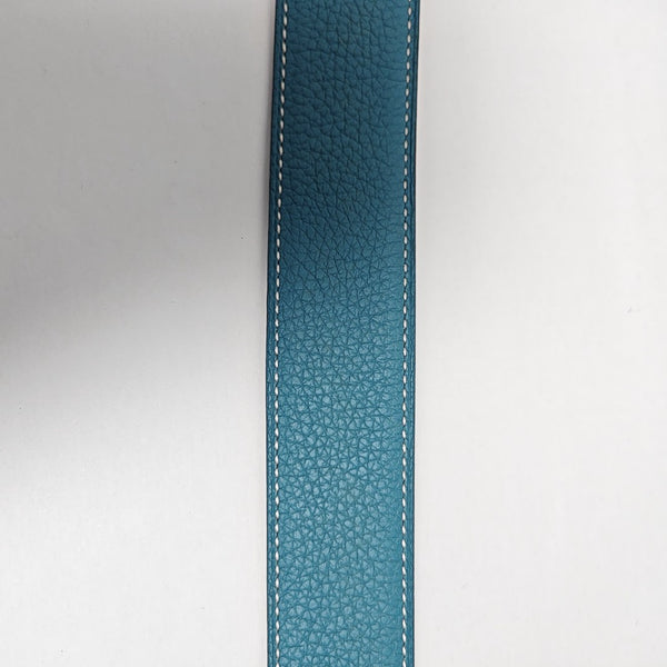 Leather Belt Blue