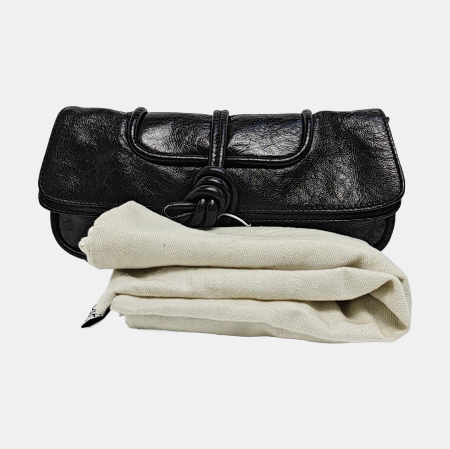 Calfskin Clutch Black