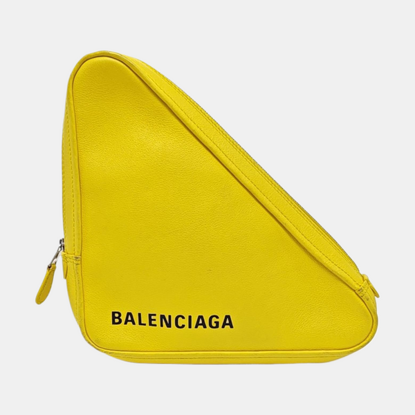 Triangle Calfskin Yellow