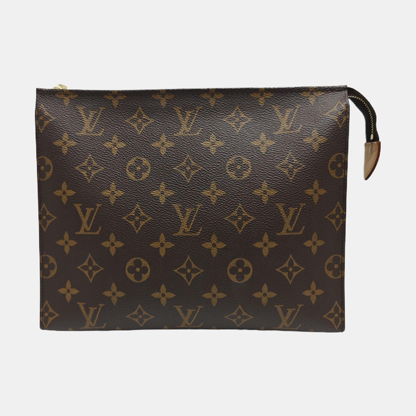 TOILET POCKET 26 Monogram Coated Canvas Brown
