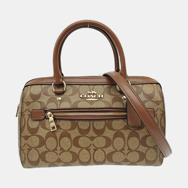ROWAN Monogram Coated Canvas Beige
