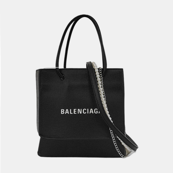 Shopping Bag Super Mini Calfskin Black