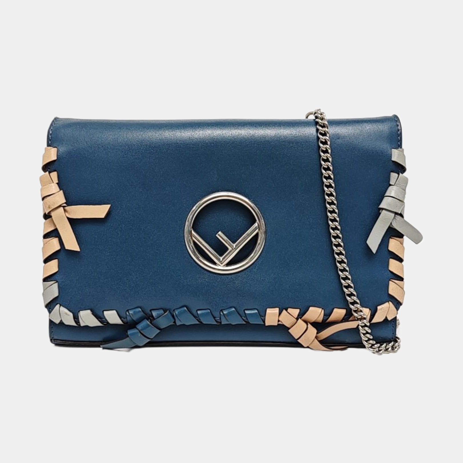 Authenticated pre-owned  Kan I F Calfskin Blue - Shoulder Bag at Looply