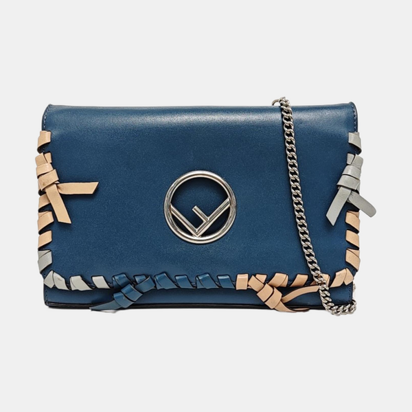 Authenticated pre-owned  Kan I F Calfskin Blue - Shoulder Bag at Looply