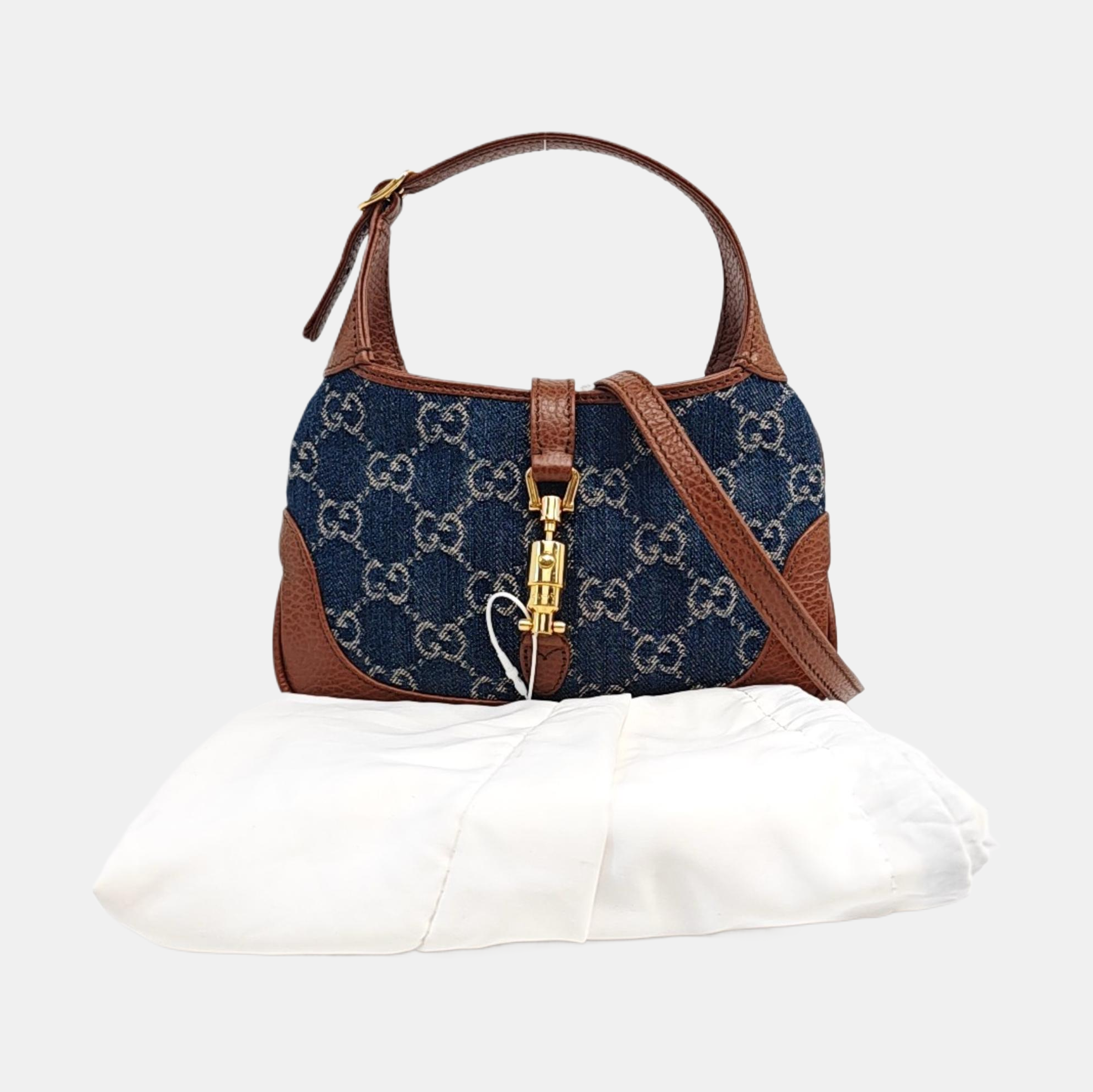 Jackie 1961 Mini Monogram Denim Blue