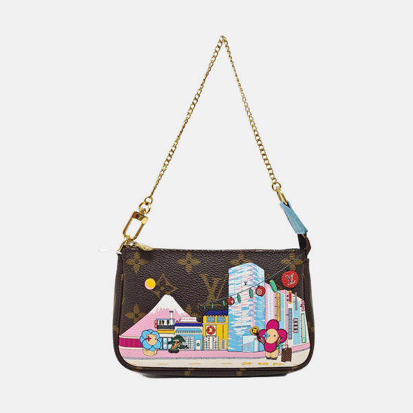 ACCESSOIRES Mini Monogram Coated Canvas Brown