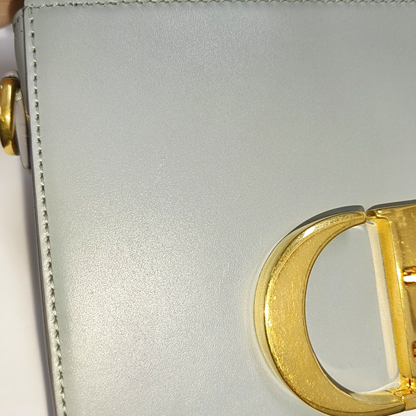 Authenticated pre-owned  30 Montaigne Calfskin Gray - Shoulder Bag at Looply