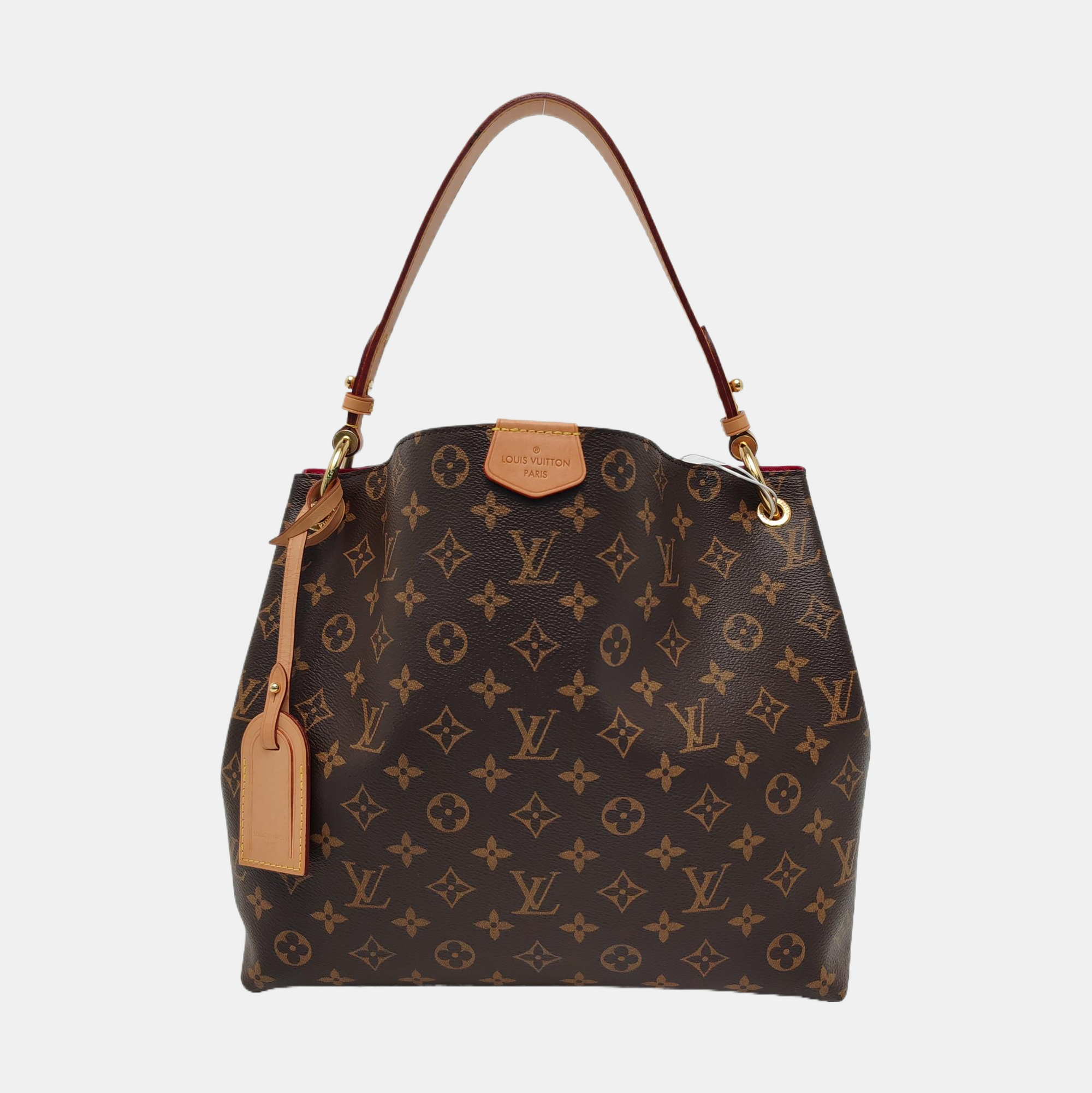 GRACEFUL TPM Monogram Coated Canvas Brown
