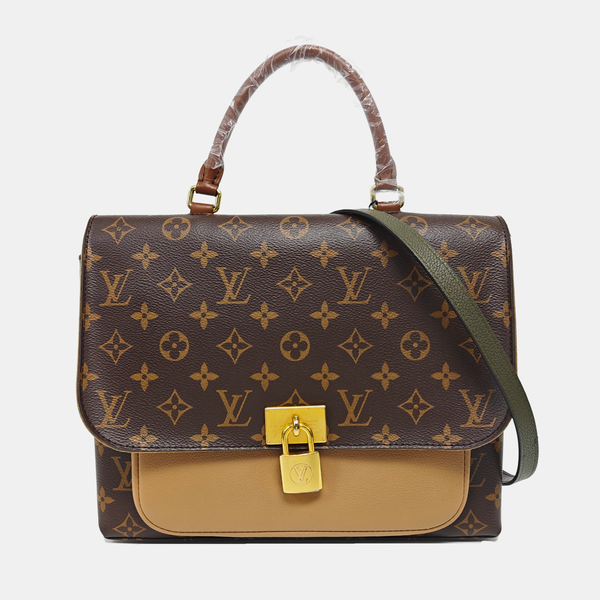 MARIGNAN Monogram Coated Canvas Brown