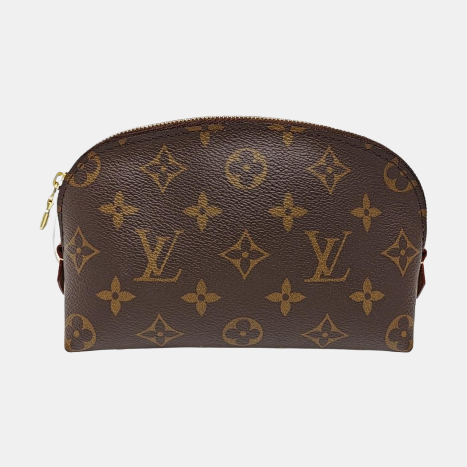 COSMETIC PM Monogram Coated Canvas Brown