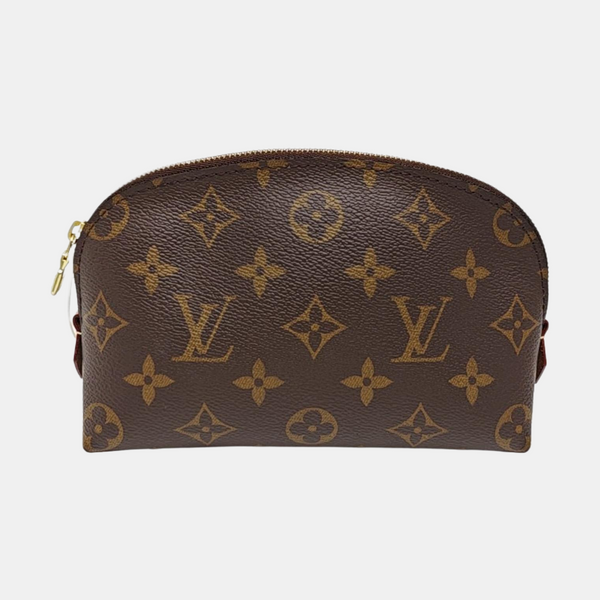 COSMETIC PM Monogram Coated Canvas Brown