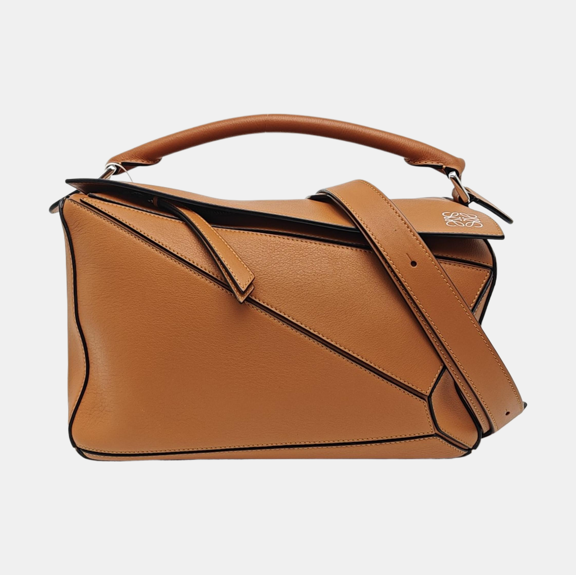 Puzzle Medium Calfskin Brown