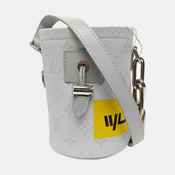 CHALK Monogram Coated Canvas Gray