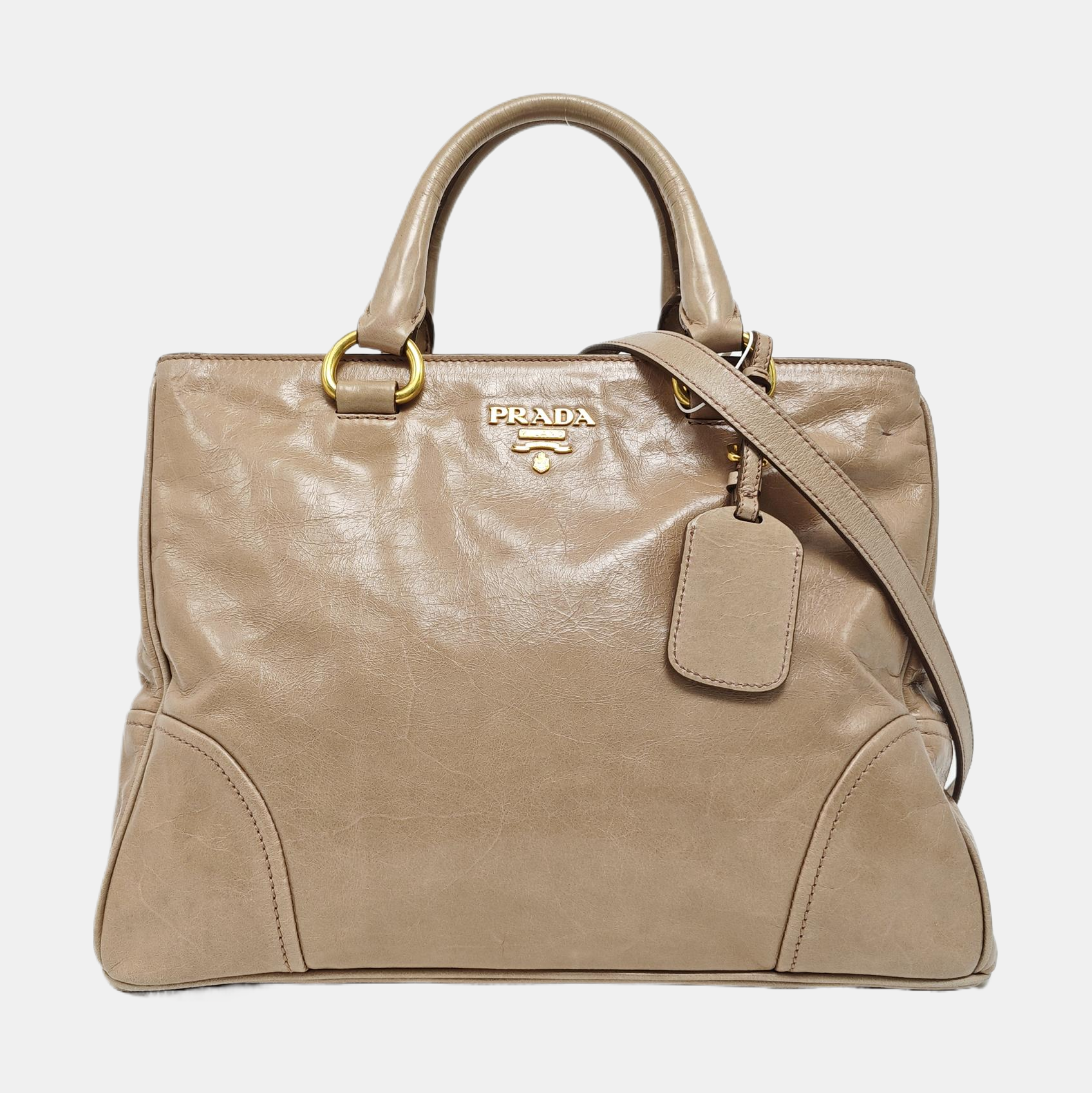 Calfskin Tote Bag Brown