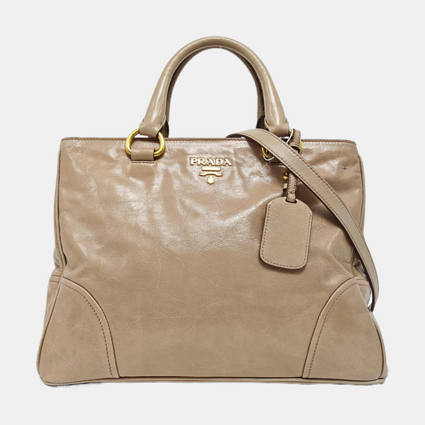 Calfskin Tote Bag Brown