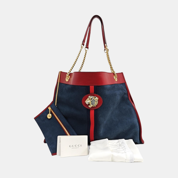 Rajah Large Suede Blue