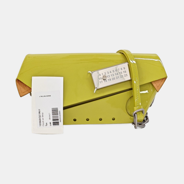 Patent Leather Crossbody Bag Yellow